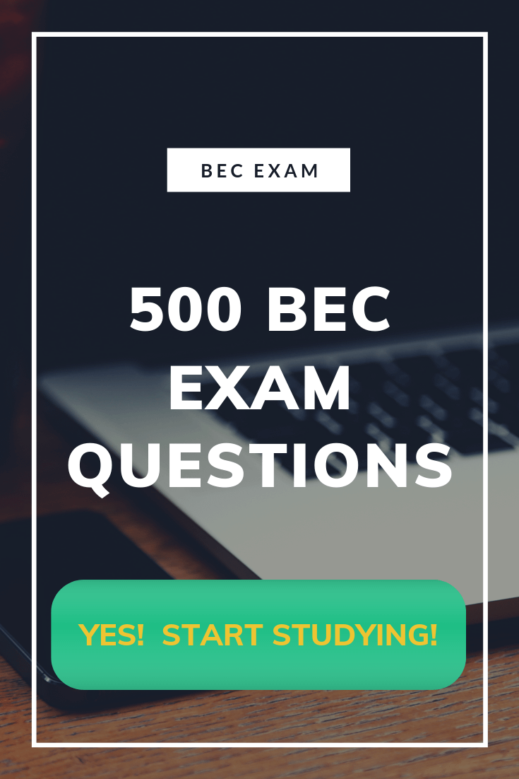 BEC CPA Questions